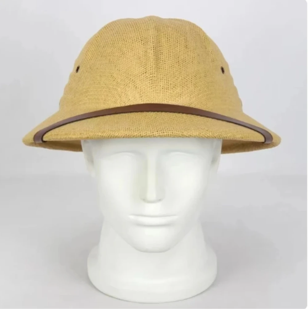 100% Straw Helmet Pith Sun Hat - đánh giá và giá Bucket Hat Straw
