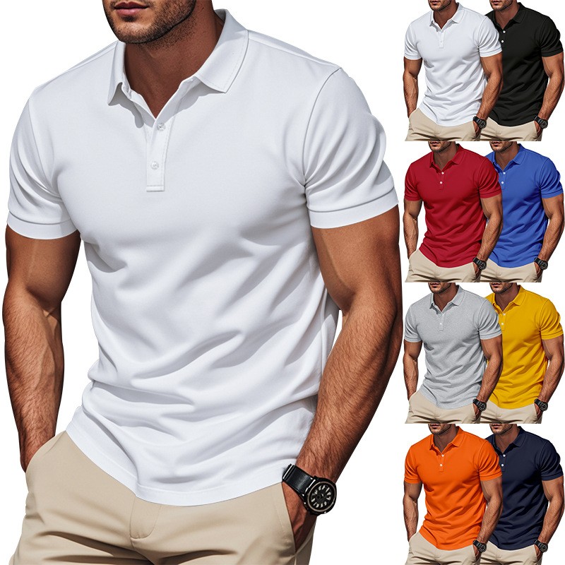 Casual Slim Fit Shirt Short Sl - đánh giá và giá Polo Shirt Pique