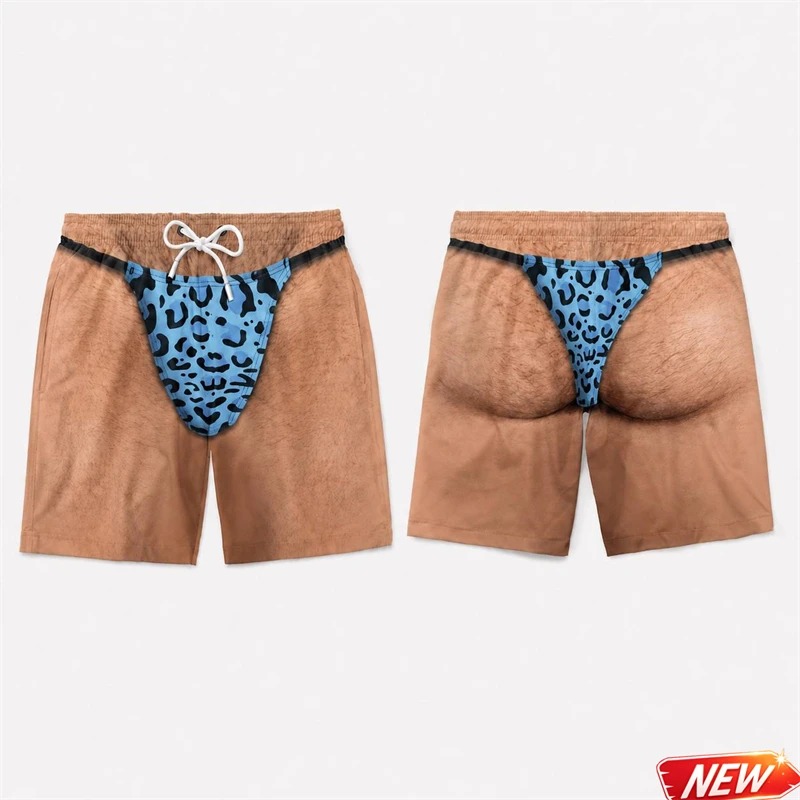 Funny Men 3D Print Leopard Pri - đánh giá và giá Trunks Board Surf