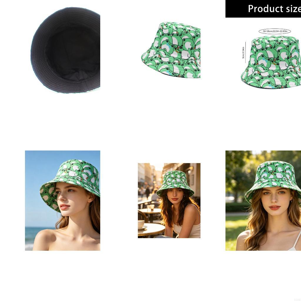 Mũ xô in hình ếch có thể đóng  - đánh giá và giá Packable Hat Nylon